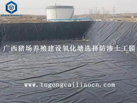 廣西豬場養(yǎng)殖建設氧化塘選擇防滲土工膜