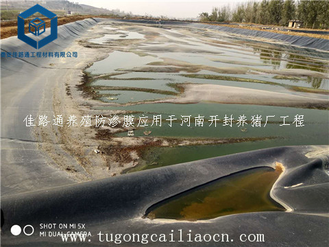 養(yǎng)殖防滲膜用于開封養(yǎng)豬場