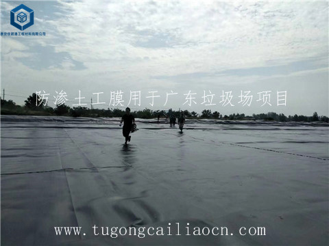 防滲土工膜用于廣東垃圾場 防滲土工膜用于廣東垃圾場