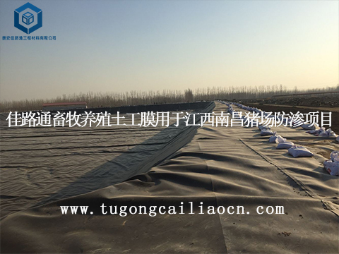 佳路通畜牧養(yǎng)殖土工膜用于江西南昌豬場防滲項目 佳路通畜牧養(yǎng)殖土工膜用于江西南昌豬場防滲項目