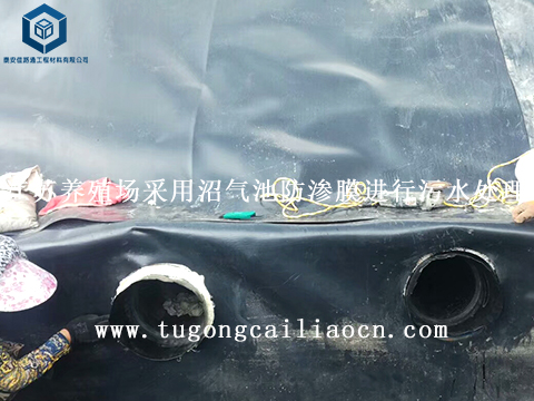 江蘇養(yǎng)殖場采用沼氣池防滲膜進(jìn)行污水處理 江蘇養(yǎng)殖場采用沼氣池防滲膜進(jìn)行污水處理