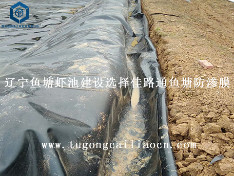 遼寧魚塘蝦池建設(shè)選擇佳路通魚塘防滲膜