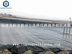福建龍蝦養(yǎng)殖項(xiàng)目選擇佳路通養(yǎng)殖防滲膜